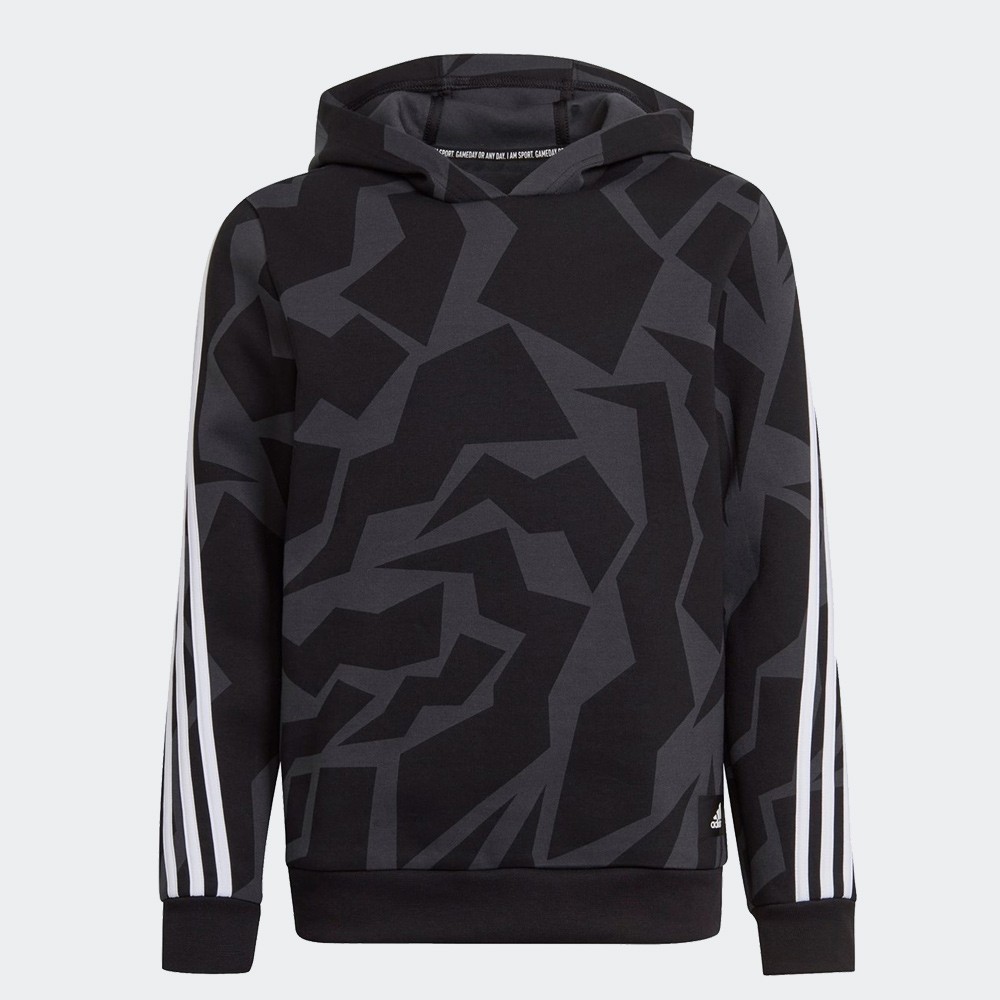 adidas future icons 3 stripes graphic hoodie