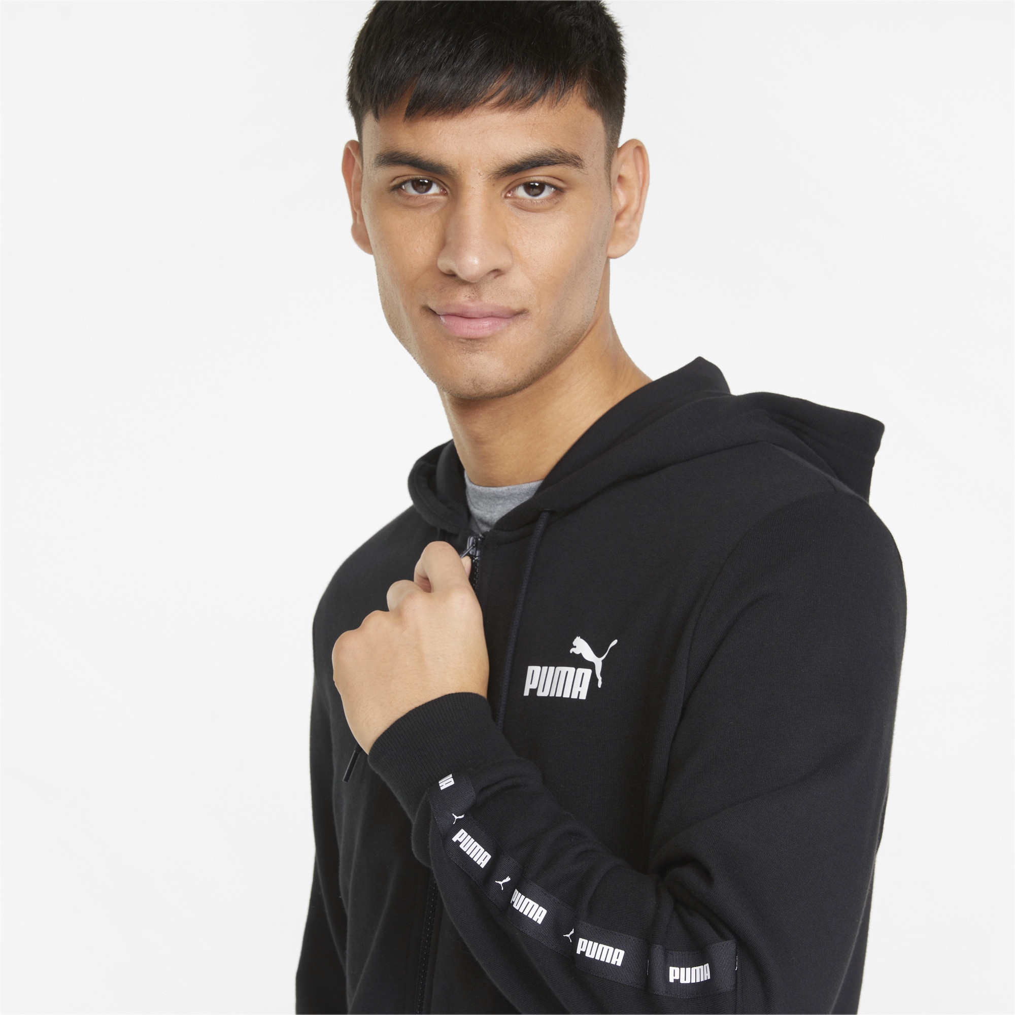 Puma tape full zip hoodie shop