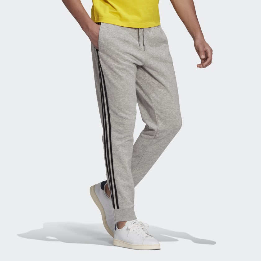 Essentials French Terry Tapered Cuff 3 Stripes Pants Gkri GK8889 25 model