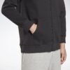 Reebok Identity Fleece Zip Up Hooded Jacket Black HG4450 06 detail