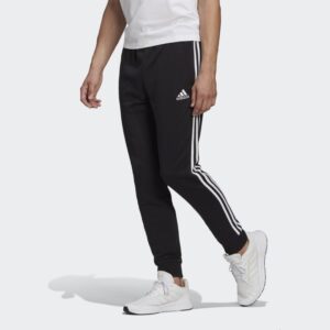 Essentials French Terry Tapered Cuff 3 Stripes Pants Mayro GK8831 21 model