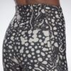 Lux Bold Modern Safari Print High Waisted Shorts Black HA0469 05 detail