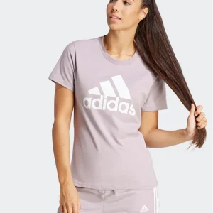 adidas t shirt essentials logo ir5411 rosa regular fit 0000303488758